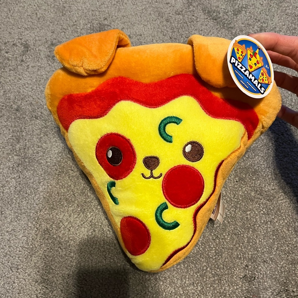 9 inch Pizza plush new with tags